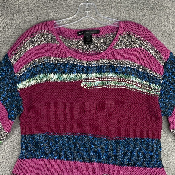 Marc by Marc Jacobs Womens Chunky Knit Sweater Size Large Oversized Artsy Cozy - Picture 3 of 16